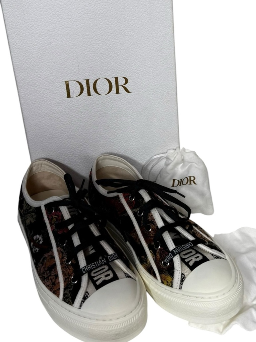 Dior Walk’n’Dior Jardin Botanique Floral Sneakers EU 41 NWT - Picture 2 of 10